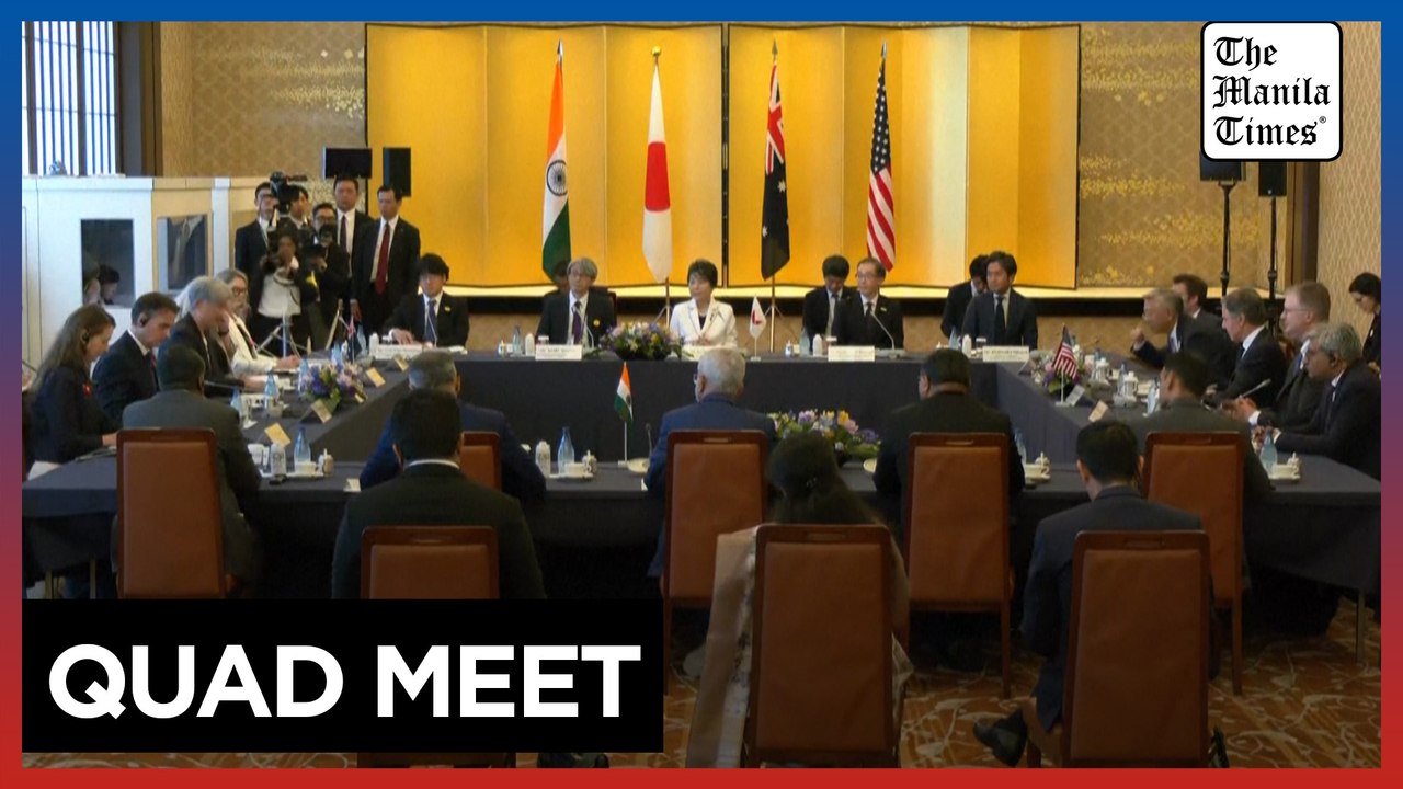 Quad foreign ministers meet in Tokyo with eye on China