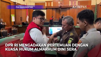 Télécharger la video: Keluarga Dini Sera Adakan Pertemuan dengan DPR Soal Vonis Bebas Ronald Tannur