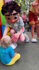Toddler with Down Syndrome Meets Favorite Characters!