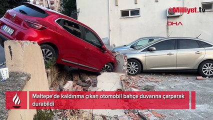 Télécharger la video: Kaldırıma çıkan otomobil bahçe duvarına çarparak durabildi