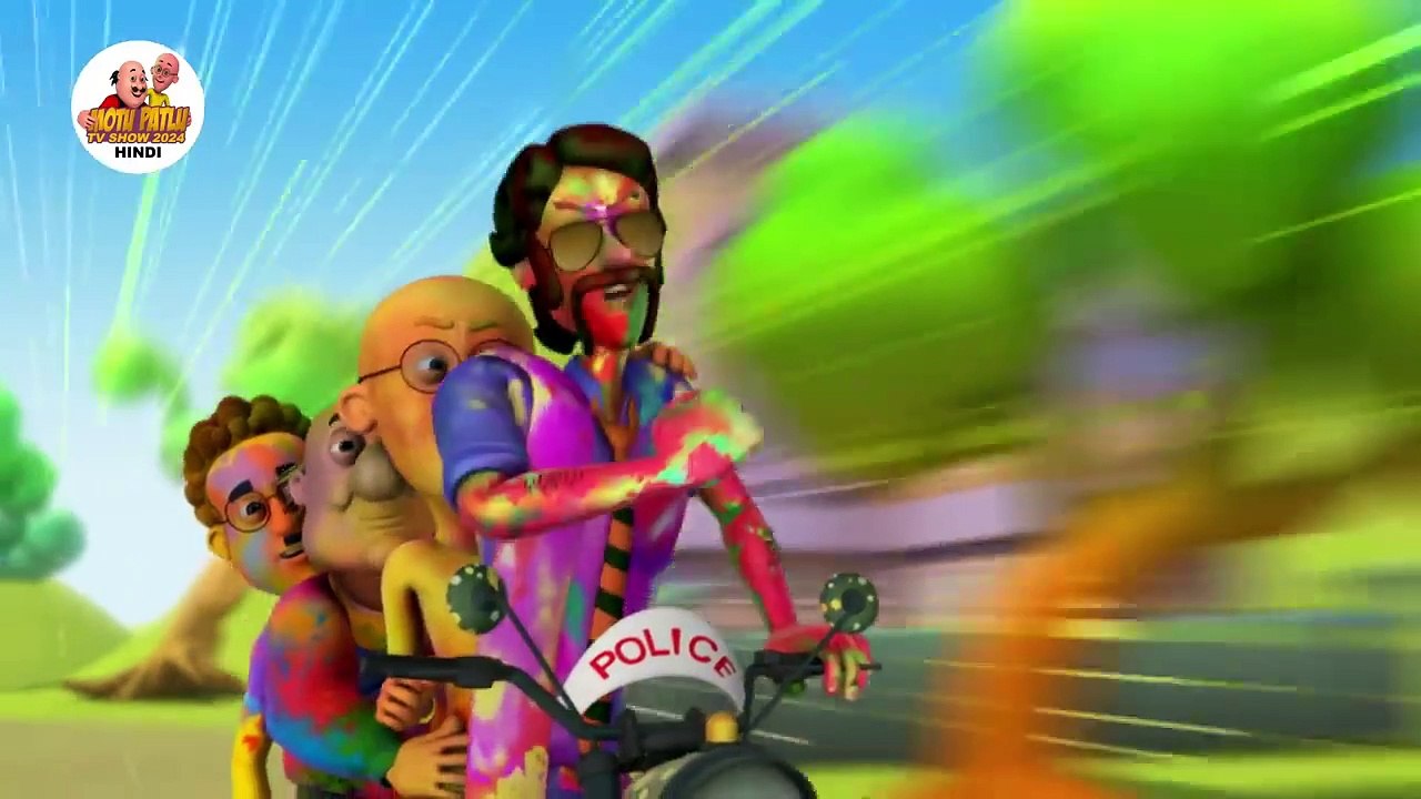 Holi - Comedy Funny Cartoon - मोटू पतलू - Full Ep 72 - Motu Patlu Show 2024 Hindi