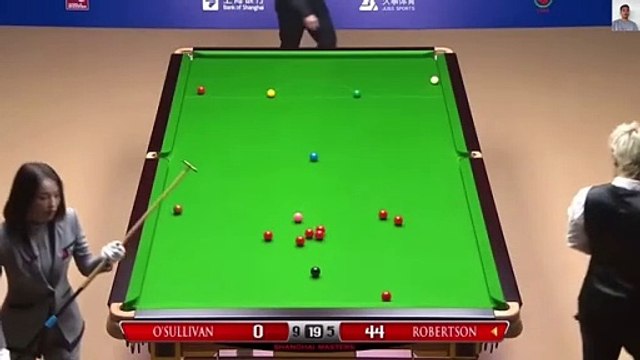 Ronnie O’Sullivan vs Robertson ( frame 15-16). Snooker Shanghai Masters