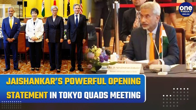 S. Jaishankar’s Keynote at Quad Meeting: Global Economic Growth, Technology, Indo-Pacific Stability