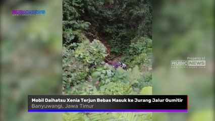 Mobil Daihatsu Xenia Milik Warga Songgon Banyuwangi Terjun Bebas Masuk ke Dalam Jurang Jalur Gumitir, Ini Penyebab dan Kronologinya