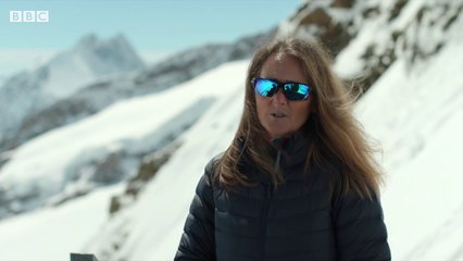 How do you measure the snow melting on Switzerland’s glaciers - BBC News