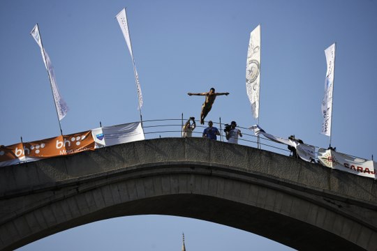 458. Mostar Köprüsü Atlayışları: Evliya Çelebi Seyahatname eserinde bahsetti!