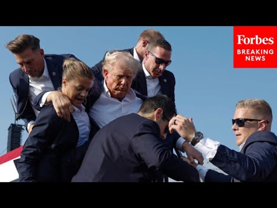 'She Was So Brave': Trump Defends Female Secret Service Agent, Praises Agents For Shielding Him