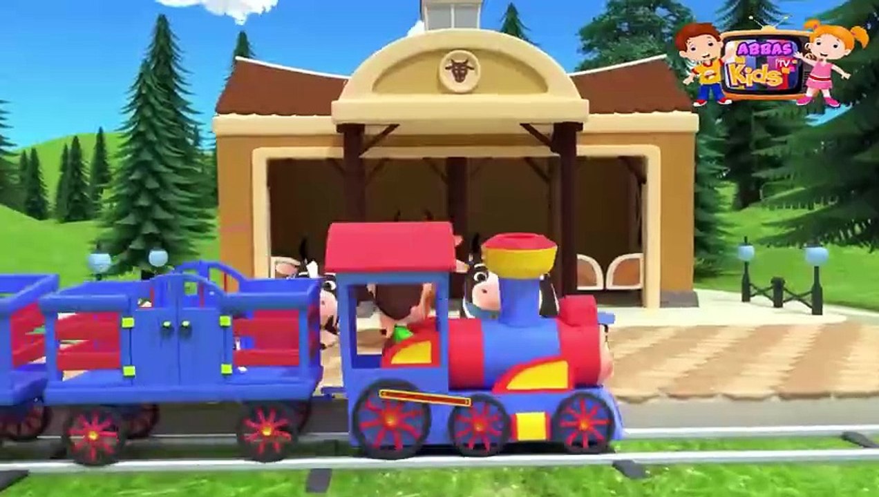 I am a Happy Train | Nursery Rhymes | Abbas Kids TV