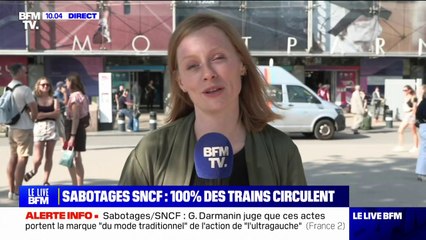 Sabotage du réseau SNCF: 100% des trains circulent "normalement" ce lundi
