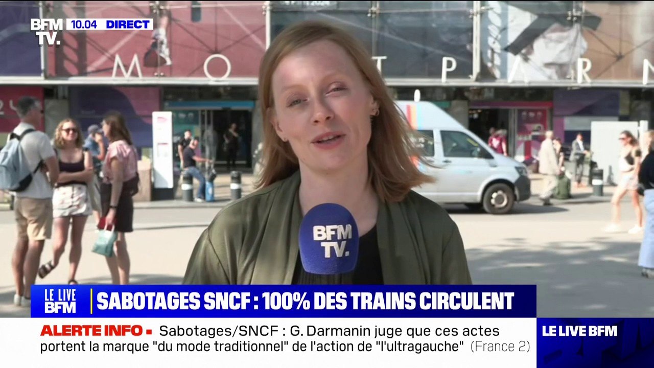 Sabotage du réseau SNCF: 100% des trains circulent "normalement" ce lundi