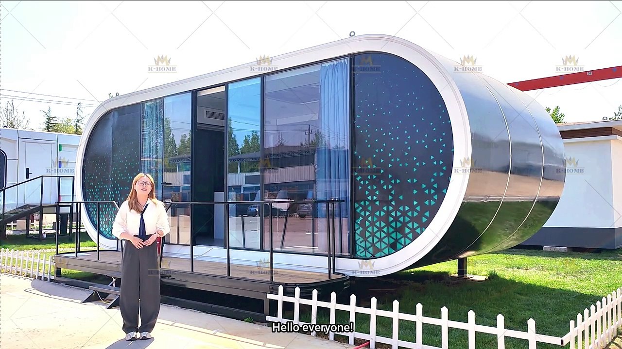 Affordable Tiny House | Unique Cabins | Great Price: KHOME Capsule House Inside Tour