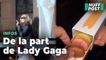 À Paris, Lady Gaga a réservé des petites surprises à ses fans français devant son hôtel
