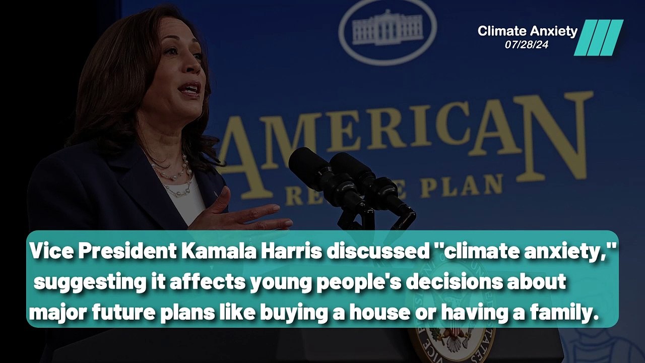 Social Media Erupts Over Harris' Climate Anxiety Statements