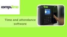 Time and attendance software