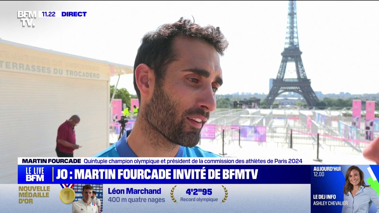 "Une belle magnifique chance de venir célébrer les médaillés": Martin Fourcade évoque le parc des Champions qui ouvre au Trocadéro