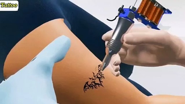 Tattoo Machine Working Explained with 3D Animation
