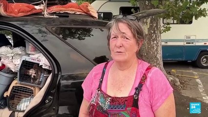 Crews battle wildfires across the US West and Canada