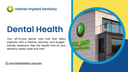 Exceptional Dental Solutions with KalmarDent USA