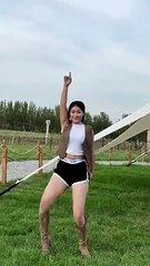 Chinese girl dance short video
