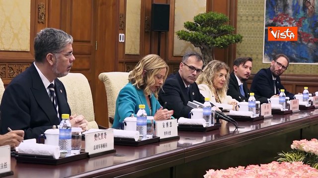 Meloni a Xi Jinping: Cina partner fondamentale per stabilit? e pace