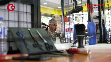 Berber ve kuaför dükkanını tatil gününde açan esnafa ceza