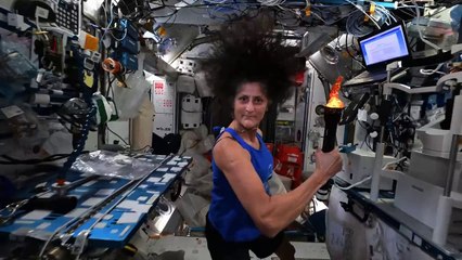 O espírito dos Jogos Olímpicos também chegou à Estação Espacial
