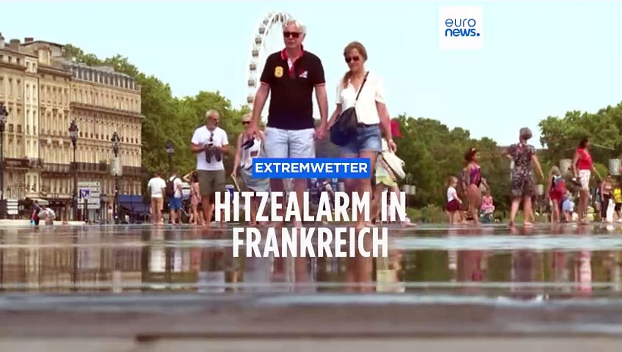 Hitzewarnung in Frankreich: Zuhause bleiben und nach älteren Menschen sehen