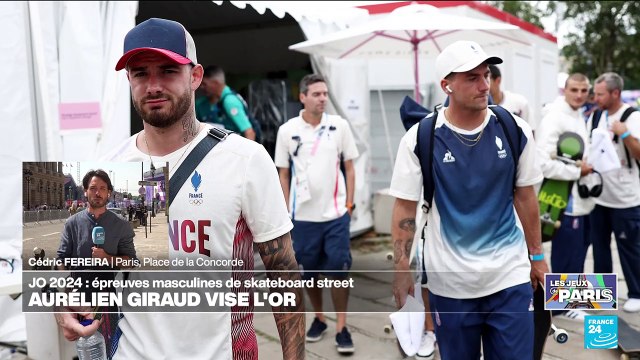 JO-2024 / skateboard street : le Français Aurélien Giraud vise l'or