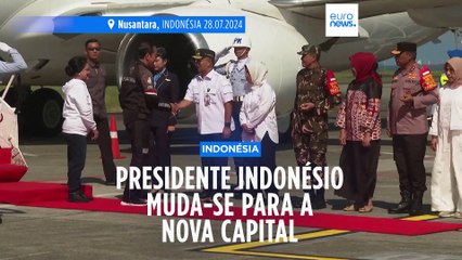 Presidente da Indonésia deixa Jacarta e instala-se na nova capital Nusantara