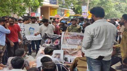 RAU'S  आईएएस कोचिंग हादस को लेकर प्रदर्शनकारी छात्र अपनी 6 मांगें मनवाने पर अड़े, LG को करना पड़ा विरोध सामना