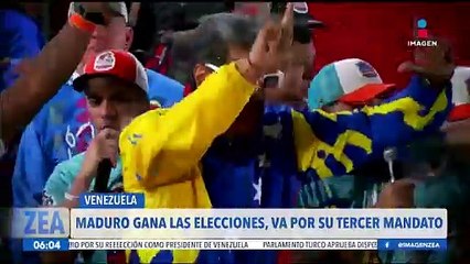 Nicolás Maduro gana las elecciones en Venezuela; va por su tercer mandato