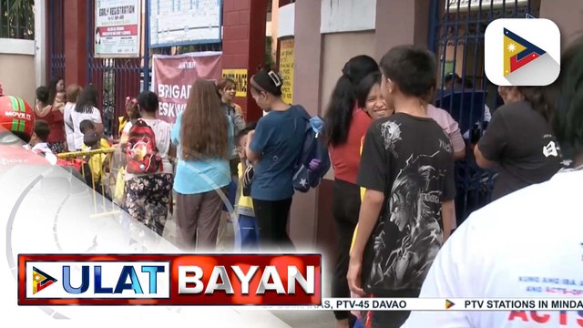 Klase sa ilang pampublikong paaralan, nagsimula na; Bilang ng mga estudyanteng mag-e-enroll, inaasahang madaragdagan pa