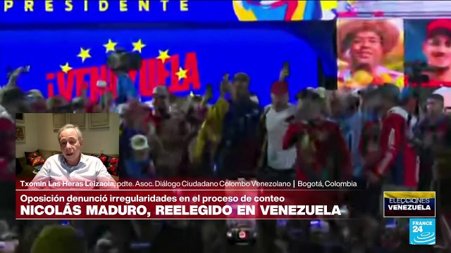 Txomin Las Heras: 'En las elecciones venezolanas ha habido una falta de transparencia enorme'
