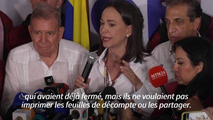 Au Venezuela, Maduro déclaré réélu mais l'opposition rejette le résultat