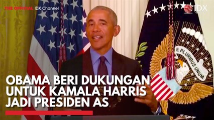 Obama Beri Dukungan untuk Kamala Harris jadi Presiden AS