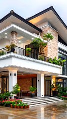 Luxury modern house exterior design