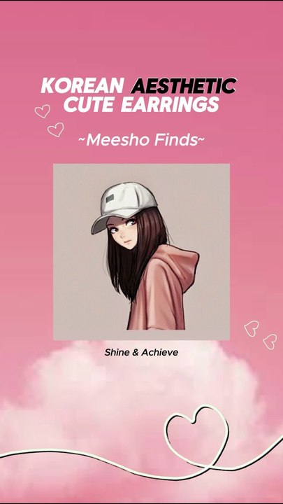 Top Korean Aesthetic Earrings on Meesho ✨ | Stylish & Affordable!