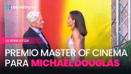 Letizia entrega el premio Master of Cinema a Michael Douglas