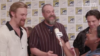 Sebastian Stan & David Harbour React to Robert Downey Jr.'s Dr. Doom Reveal at Marvel SDCC!
