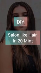 Salon like Soft Shiny hair naturally