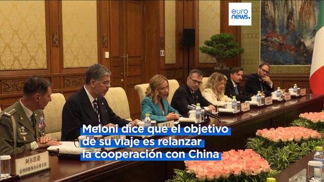 Xi Jinping y Meloni se reúnen para relanzar las relaciones entre China e Italia
