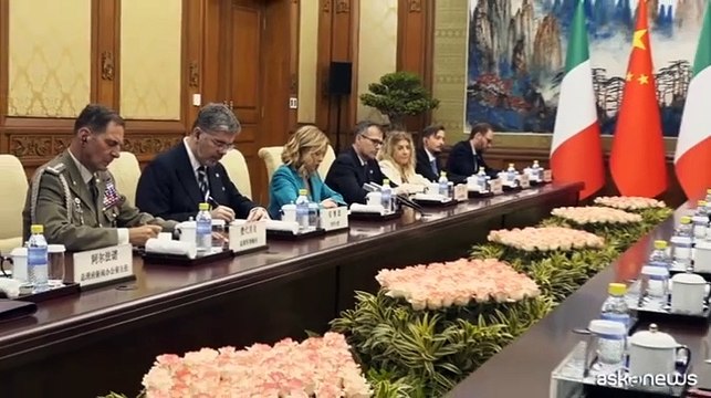 Meloni a Xi Jinping: ruolo Italia importante per relazioni Cina-Ue