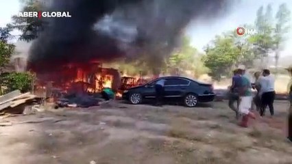 Isparta'da yangın sonucu bağ evi küle döndü: 1 yaralı