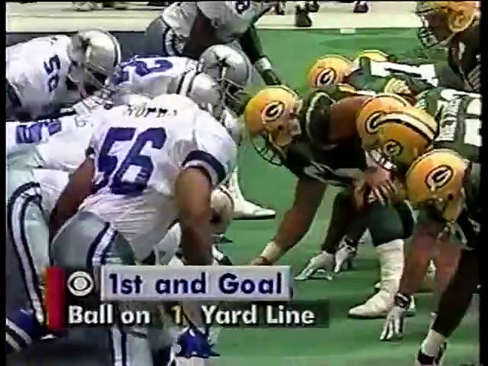 Green Bay Packers at Dallas Cowboys - 1.Half ( 1993 Week 05 )