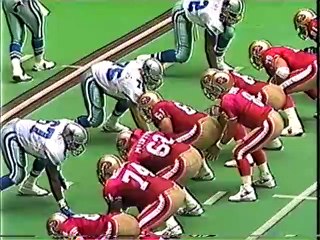 San Francisco 49ers @ Dallas Cowboys - 1.Half ( 1993 Week 07 )