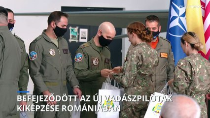 Befejeződött az új vadászpilóták kiképzése Romániában