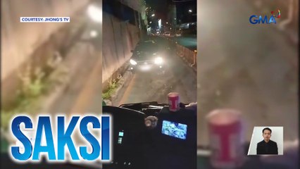 Sasakyang nag-counterflow sa EDSA busway, nakasalubong ng bus | Saksi