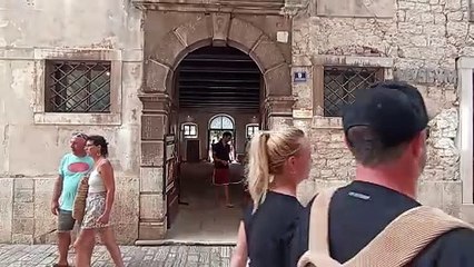 Barokna palača u Poreču u Hrvatskoj / Baroque palace in Poreč, Croatia