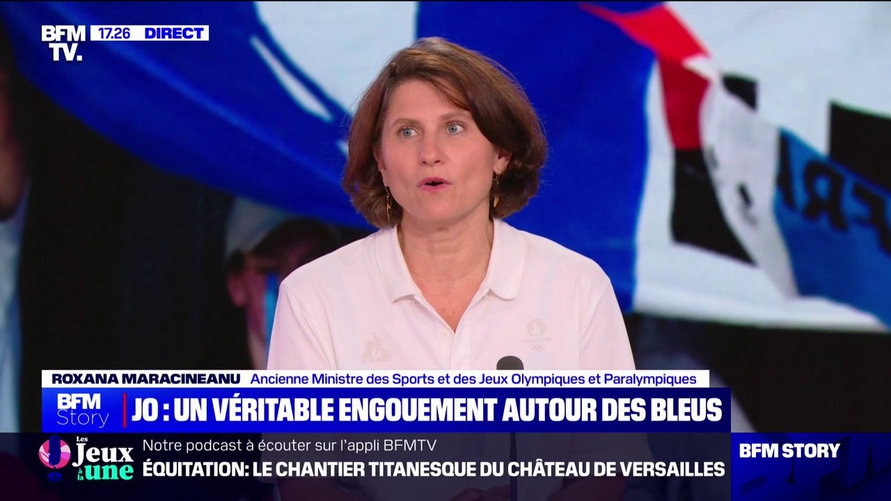 Roxana Maracineanu (ancienne ministre des Sports): "Je suis très heureuse que les Françaises et les Français soient rassurés sur l'organisation de ces Jeux"