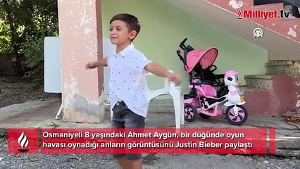 Justin Bieber paylaştı! Osmaniyeli Ahmet'in dansı damga vurdu
